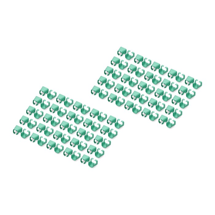 DIGITUS Farbclips für Patchkabel RJ45 100 Stück grün