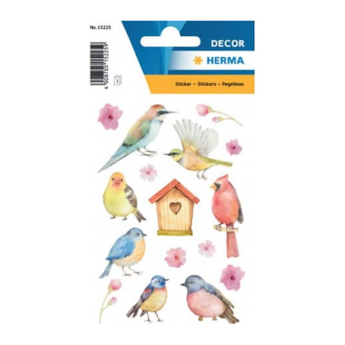 HERMA Aufkleber Vögel, 48 Etiketten