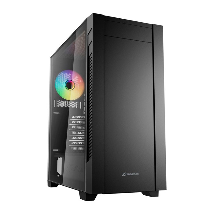 Sharkoon Gehäuse S25-W2 ATX 1xGlas schwarz
