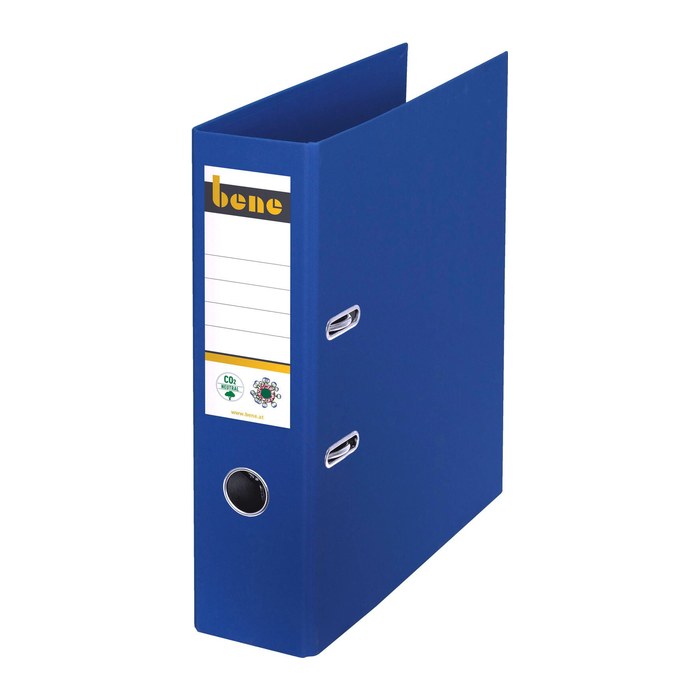 bene No.1 Ordner blau Karton 8,0 cm DIN A4, 1 St.