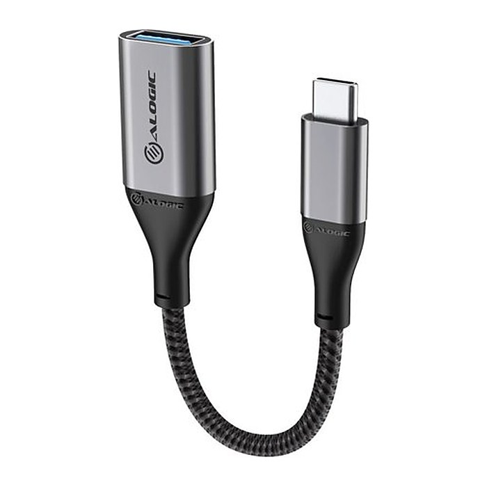 Alogic Adapter USB-C 3.1 Super -> USB-A grau