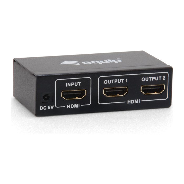 Equip HDMI1.4 2-Port Splitter Signalvert.4K/30Hz schwarz
