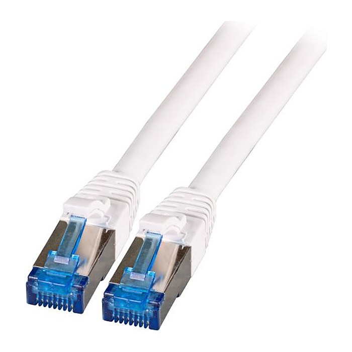 EFB RJ45 Patchk. S/FTP Cat.6A Cat7 TPE superflex 0.25m weiß