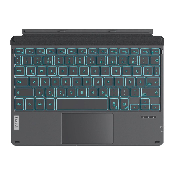 inateck Keyboard Surface gray Surface GO 1-4 Com. QWERTZ