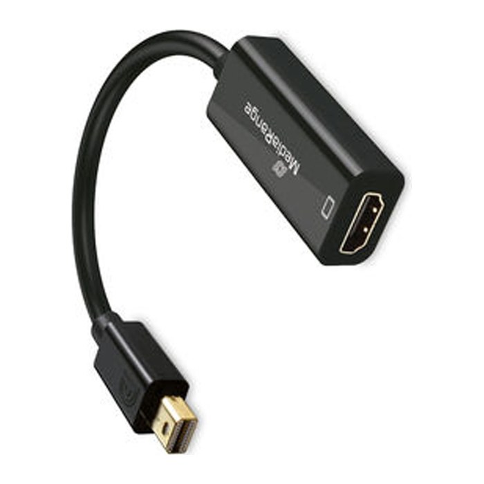 MediaRange Mini DisplayPort zu HDMI Konverter, 20cm, sw