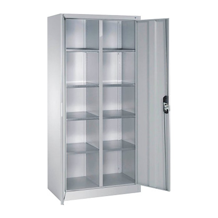 CP Stahlschrank 8921-311 S10192 lichtgrau 4 Fachböden 93,0 x 50,0 x 195,0 cm, aufgebaut, 1 St.