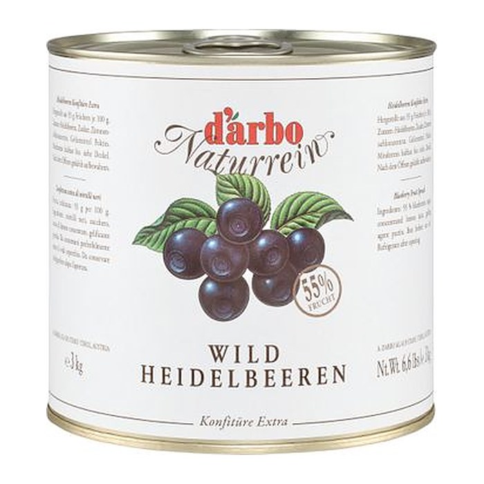 d’arbo Extra Wildheidelbeer Fruchtaufstrich, 3,0 kg