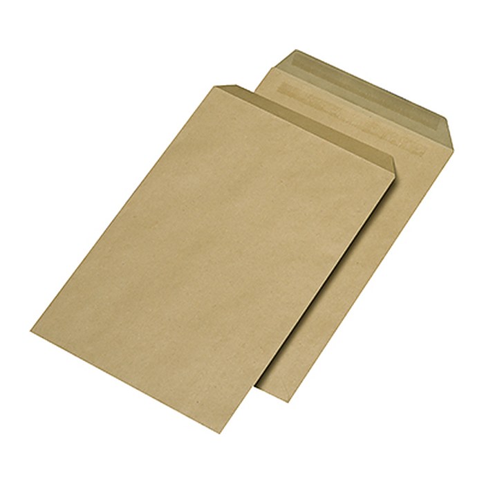 MAILmedia Versandtaschen DIN C4 ohne Fenster braun 250 St.