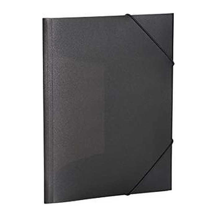 HERMA Sammelmappen DIN A4 schwarz transluzent , 3 St.