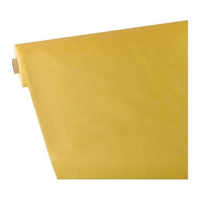 STARPAK Tischdecke soft selection plus gelb 1,18 x 25,0 m, 1 Rolle