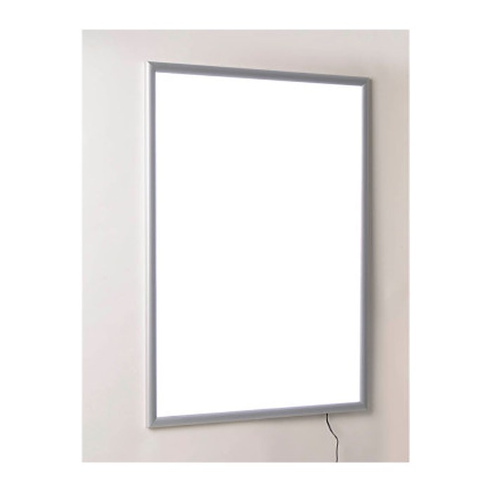 update displays LED-Leuchtrahmen Economy silber DIN A2 45,0 x 1,8 x 62,4 cm, 1 St.