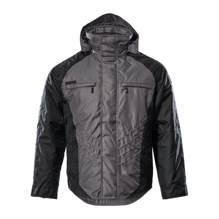 MASCOT® unisex Pilotenjacke Frankfurt anthrazit, schwarz Größe XL