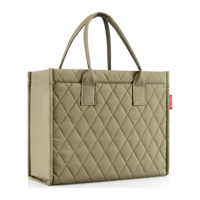 reisenthel® Einkaufstasche daily shopper rhombus Kunststoff olive DN 5046