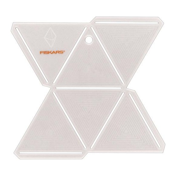 FISKARS® Stanzschablone 3D Diamant Vorlage weiß