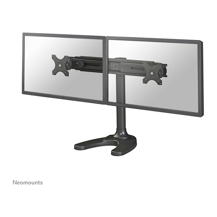 Neomounts Monitor-Halterung FPMA-D700DD schwarz für 2 Monitore, Tischklemme