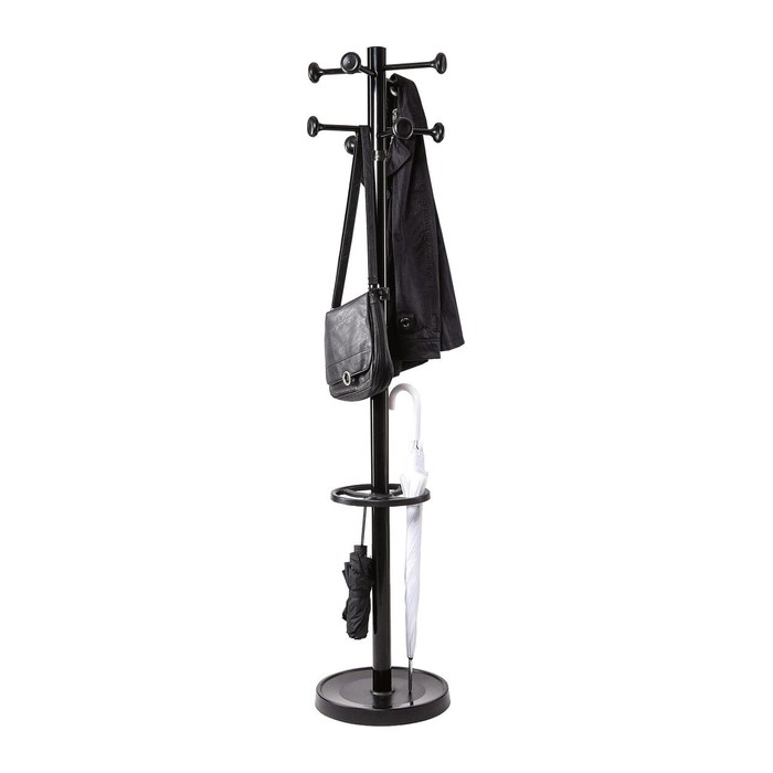 MAUL Kleiderständer MAULgrando 9406090 schwarz Metall 16 Haken 38,0 x 175,0 cm, 1 St.