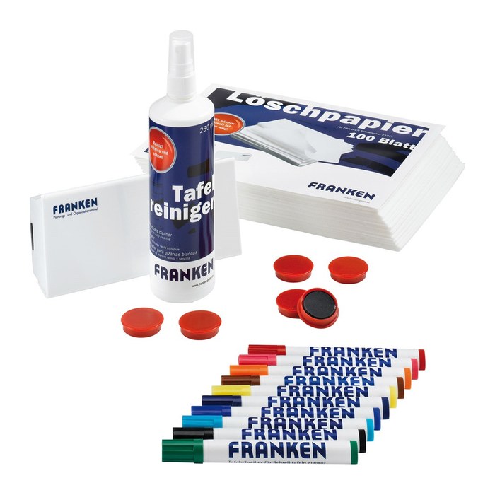 FRANKEN Glas-Magnettafel Zubehör-Set 04 122 Teile
