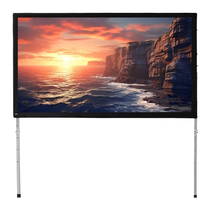 celexon Faltrahmenleinwand für Frontprojektion Mobil Expert 16:10, 203 x 127 cm Projektionsfläche