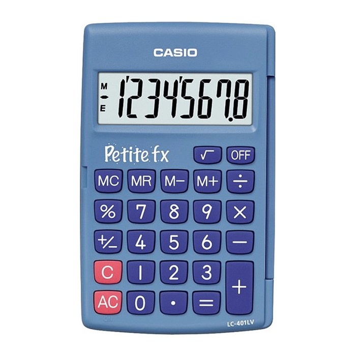 CASIO Petite FX Taschenrechner blau