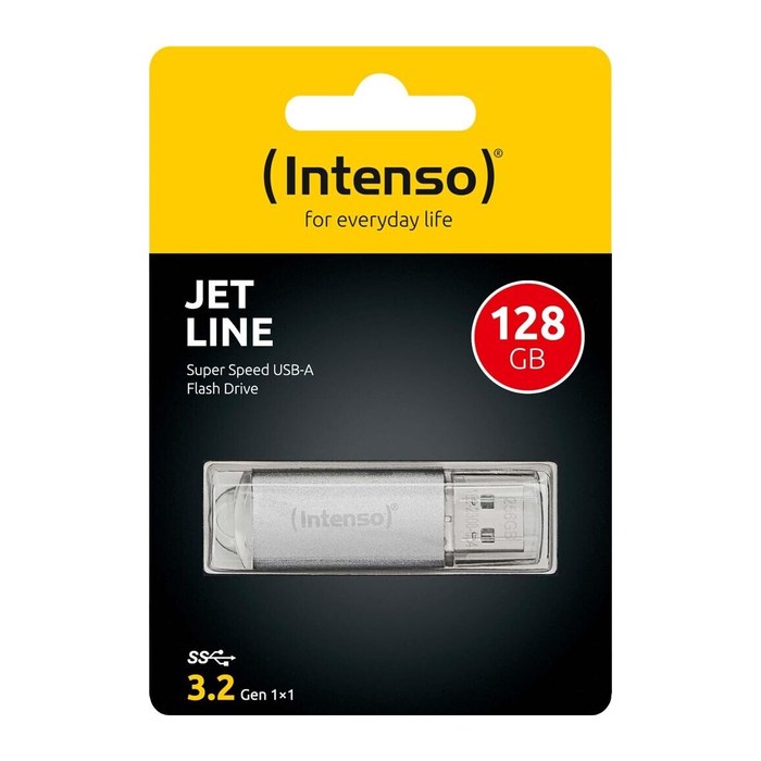 Intenso USB-Stick Jet Line silber 128 GB, 1 St.