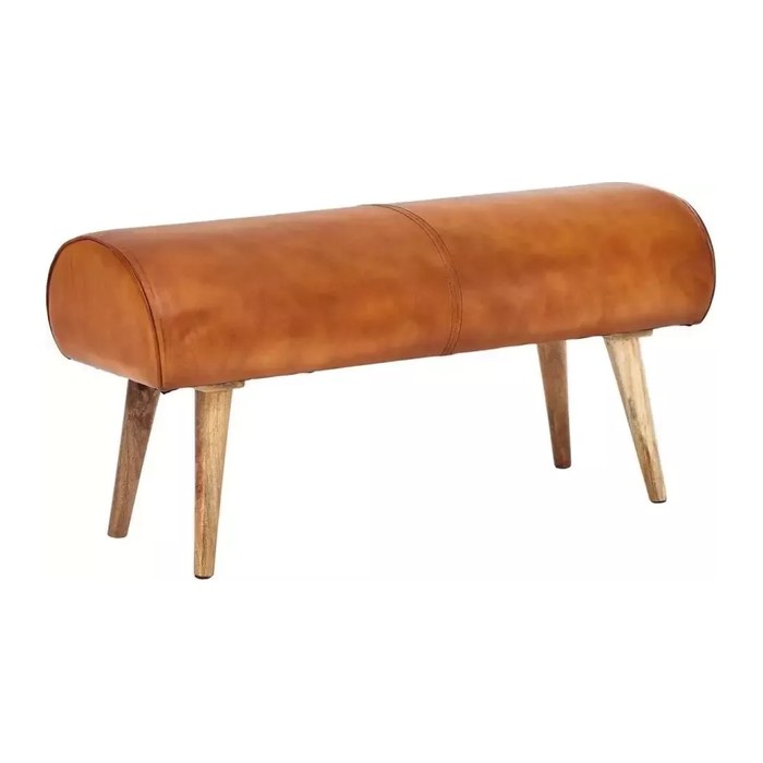 WOHNLING Sitzbank WL6.086 braun Leder 100,0 cm