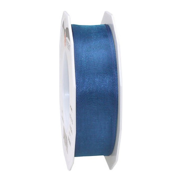 PRÄSENT Geschenkband Four Seasons seidenmatt royalblau 25,0 mm x 25,0 m