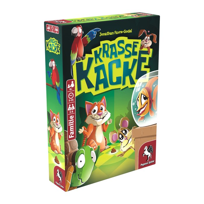 Pegasus Spiele Krasse Kacke Kartenspiel, 1 St.
