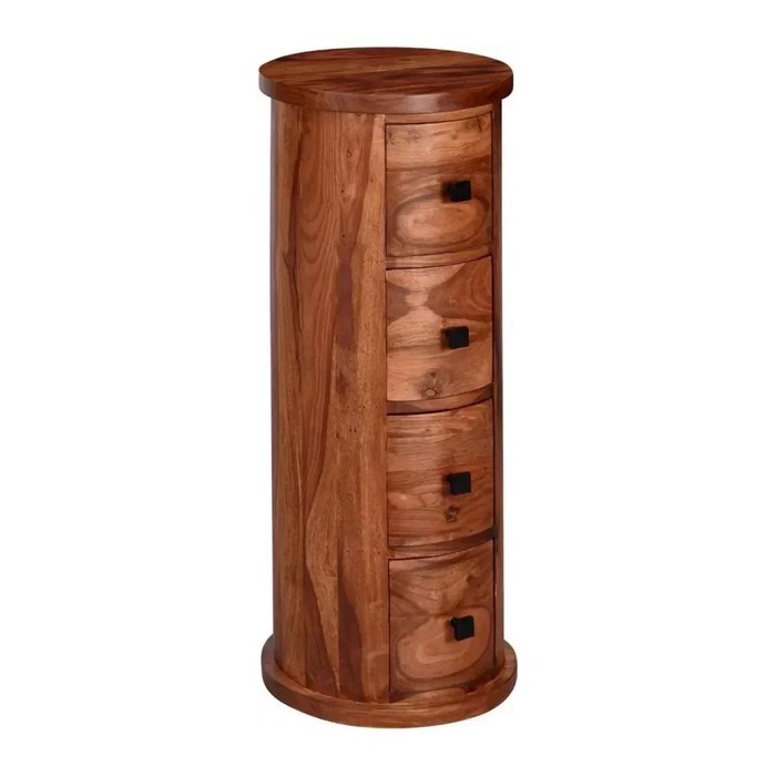 WOHNLING Kommode, WL6.148 sheesham 35,0 x 35,0 x 85,0 cm, 1 St.