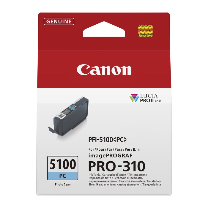 Canon PFI-5100 PC Foto cyan Druckerpatrone