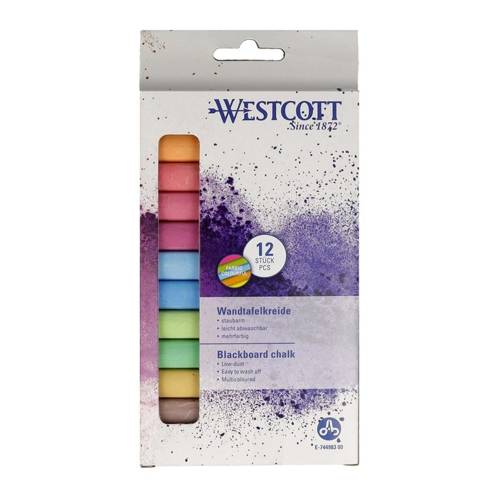 WESTCOTT Kreide farbsortiert 12 St.