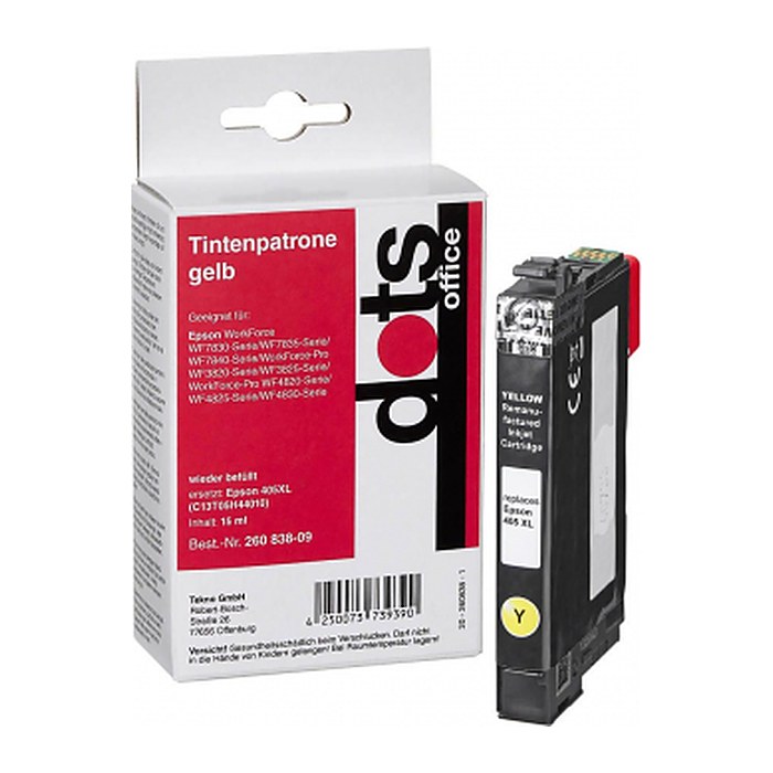 dots  gelb Druckerpatrone kompatibel zu EPSON 405XL Y