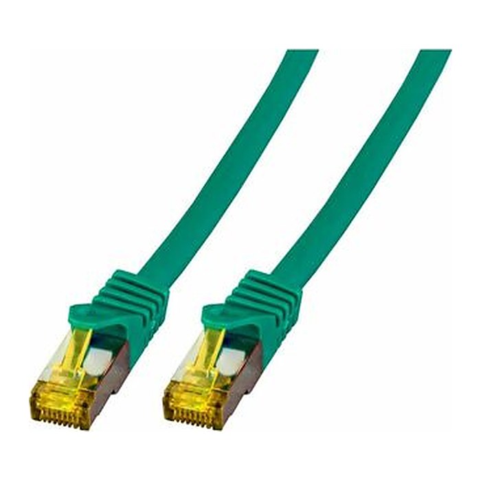 EFB RJ45 Patchk. S/FTP Cat.6A LSZH Cat.7 Rohk. 10.00m grün