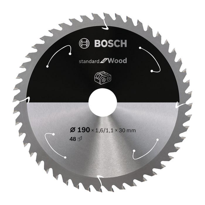 BOSCH PRO Wood Kreissägeblatt 190,0 mm, 48 Zähne, 1 St.