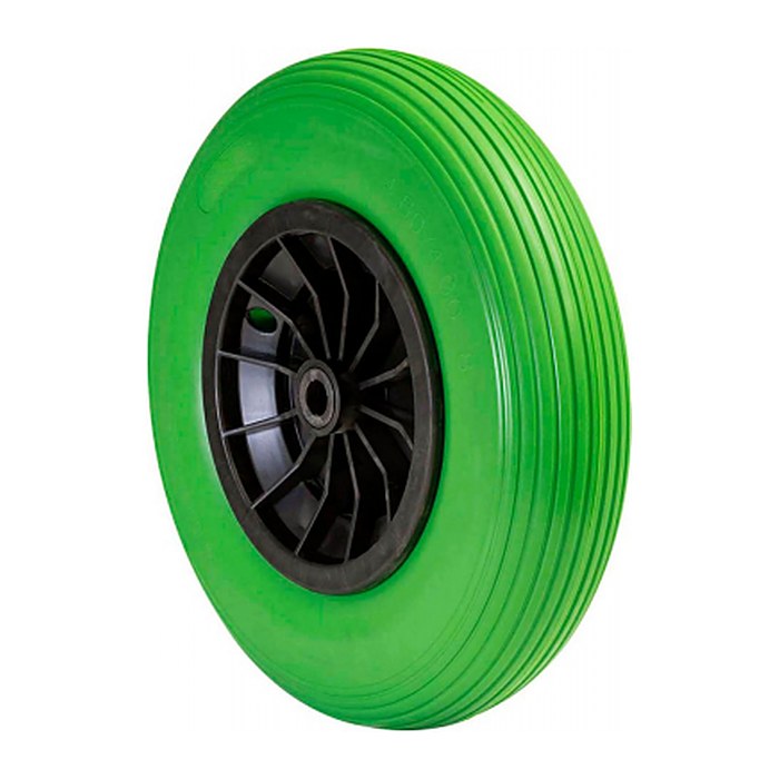 WAGNER® design yourself Schubkarrenrad Vollgummi RO 8402 grün