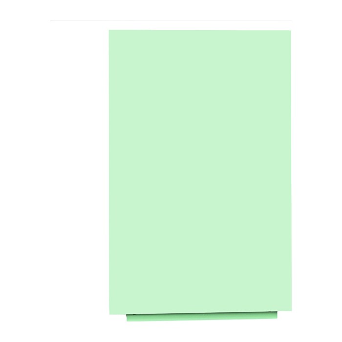 rocada Whiteboard Skin 100,0 x 150,0 cm grün lackierter Stahl