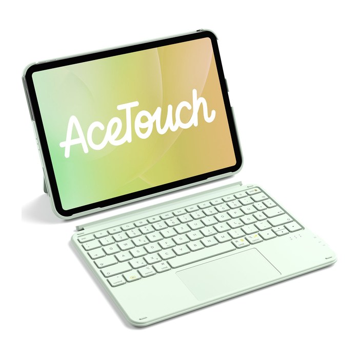 inateck Keyboard Ace Touch iPad 11"/Air 4-5 Com. QWERTZ grün