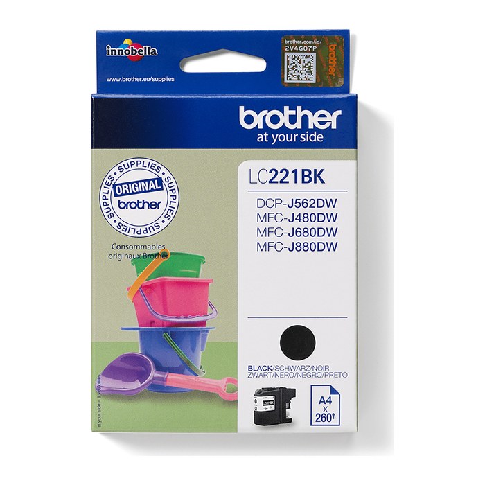 brother LC-221BK schwarz Druckerpatrone