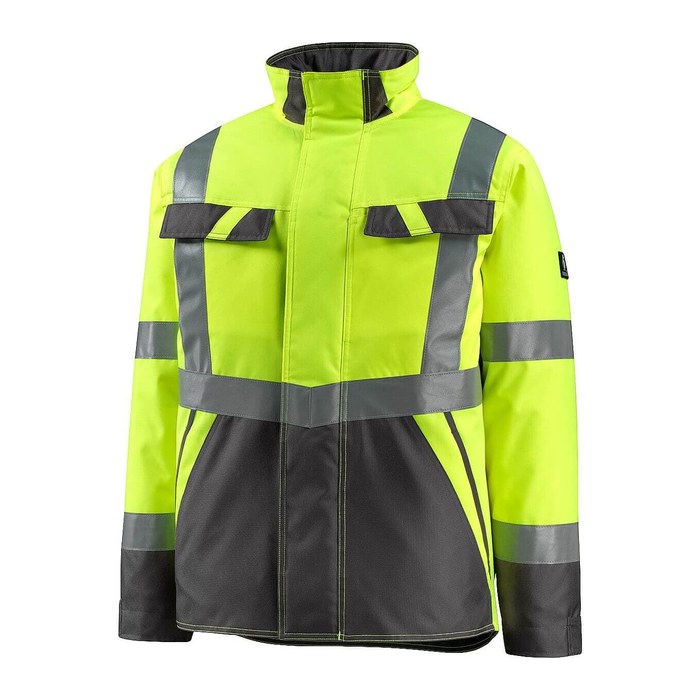 MASCOT® unisex Warnjacke Penrith warngelb, anthrazit Größe 2XL