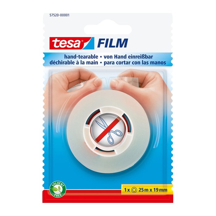 tesa Klebefilm transparent 19,0 mm x 25,0 m 1 Rolle