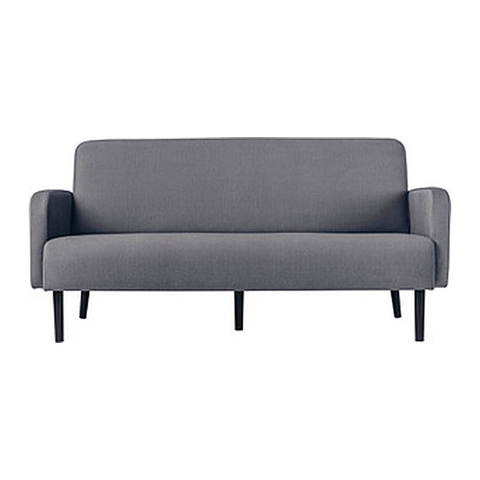 meet powered by PAPERFLOW 3-Sitzer Sofa LISBOA grau schwarz Stoff 176,0 x 81,5 x 83,0 cm, 1 St.