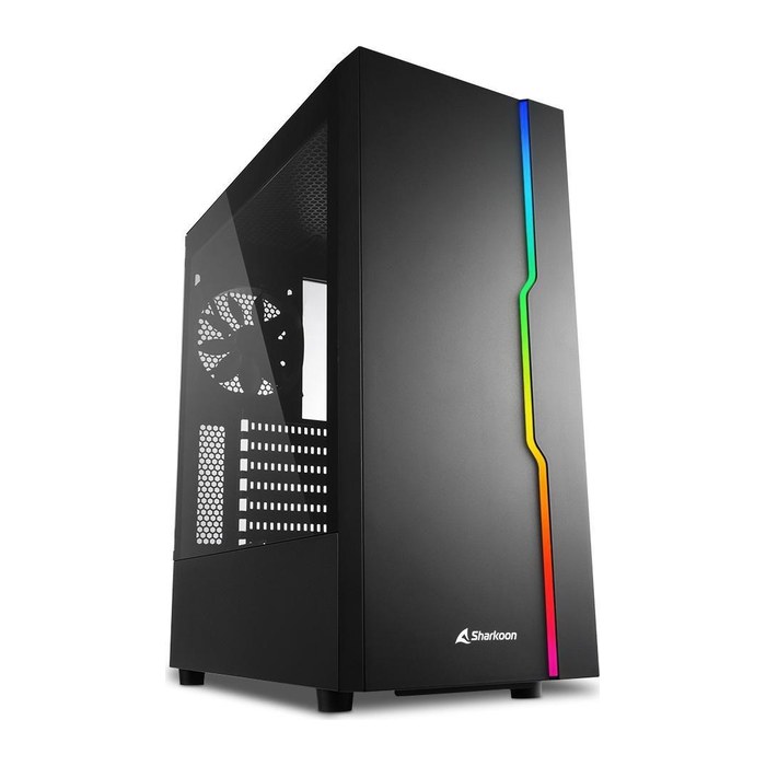 Sharkoon Gehäuse RGB Slider ATX 1xGlas schwarz
