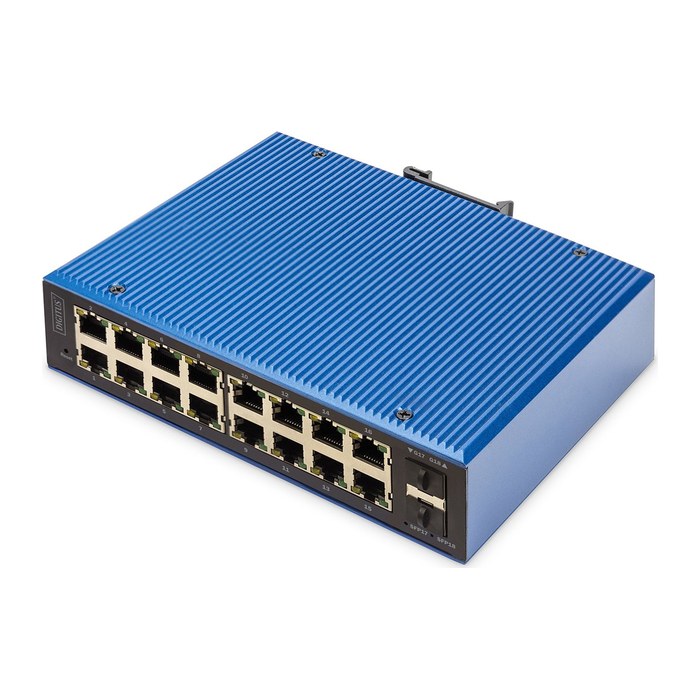 DIGITUS Switch 16+2 -Port L2 managed Gigabit