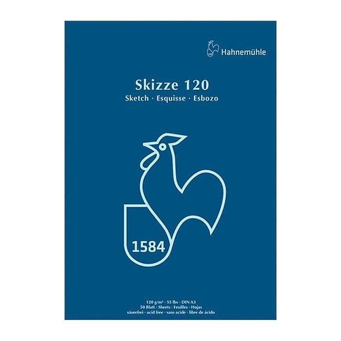 HAHNEMÜHLE Skizzenblock DIN A3, 1 Block