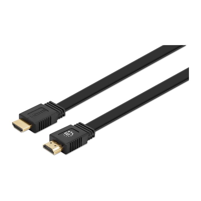 MANHATTAN flaches HDMI-Kabel mit Ethernet-Kanal 4K@60HZ 5m