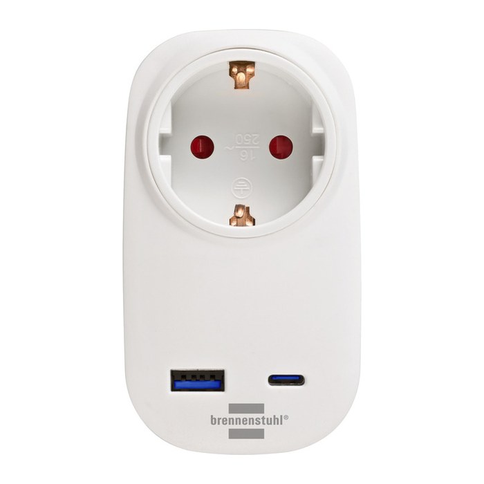 brennenstuhl Steckdose mit USB-Anschluss, 1 St.