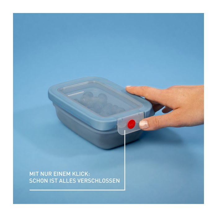emsa Frischhaltedose ONECLICK 6,1 cm hoch blau 0,5 l, 1 St.