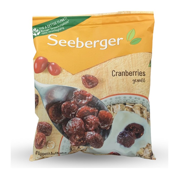 SEEBERGER Cranberries Trockenfrüchte 125,0 g, 1 St.
