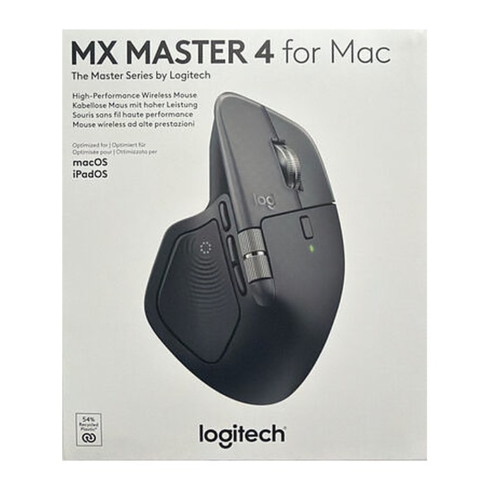 Logitech Wireless Mouse MX Master 4 for Mac space black