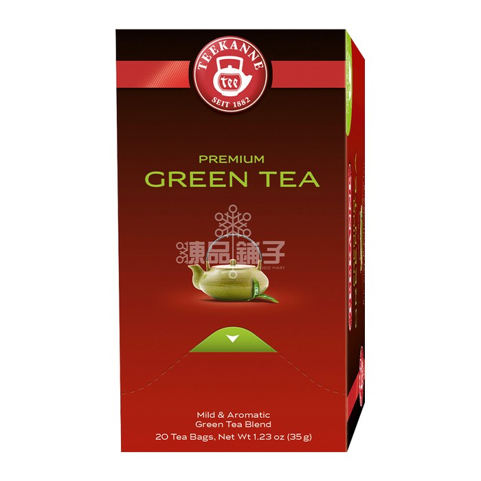 TEEKANNE PREMIUM GREEN TEA Tee 20 Portionen