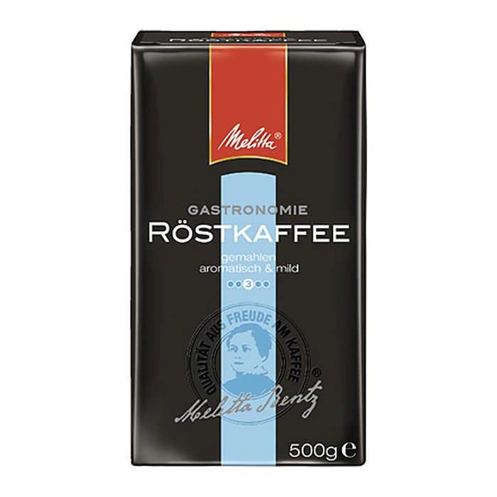 Melitta Gastro Mild Kaffee, gemahlen, Arabica- und Robustabohnen mild, 500 g